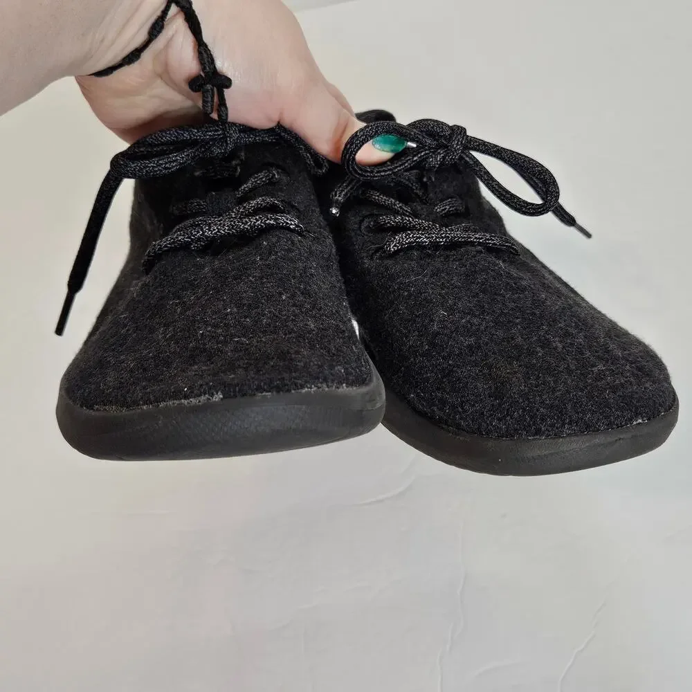 Allbirds The Wool Runners Natural Black Women's 9 Casual‎ Neutral